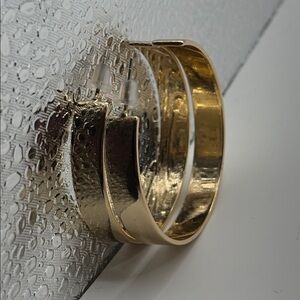 Chic Gold Hoop Earrings Minimalist 2”